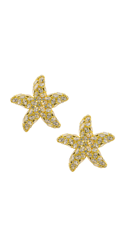 SEA STAR - WHITE STAR OHRRINGE